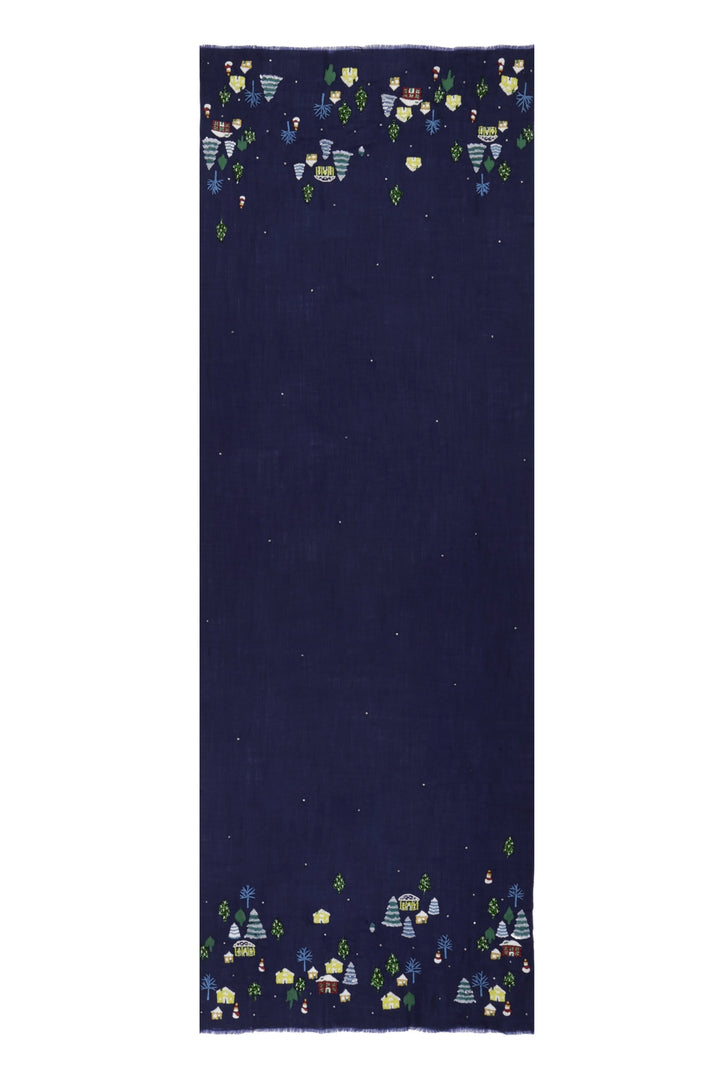 LET IT SNOW | Premium Embroidered Shawl