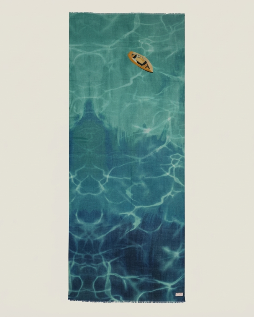 SEA HEAVENS | Merino Wool Silk Blend Shawl