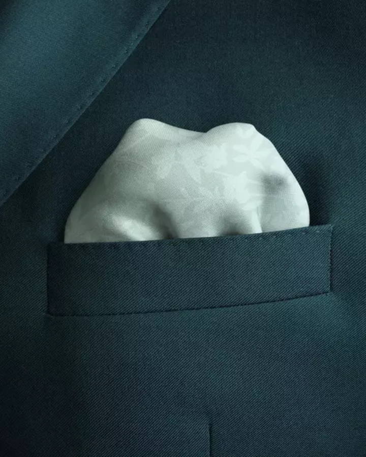 PRESS IN PETALS | Men's Silk Pocket Square