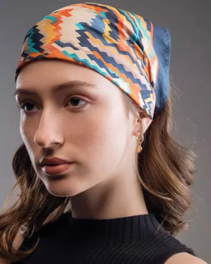 CORRUGATED EDGE | Pure Silk Scarf