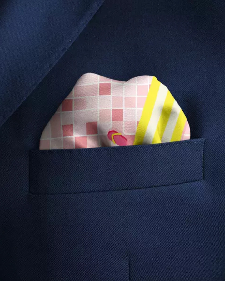 SUNBURNED | Men's Silk Pocket Square