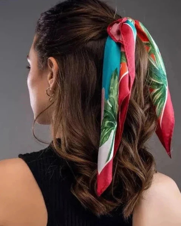 GLOW LIKE MOONLIGHT | Pure Silk Scarf
