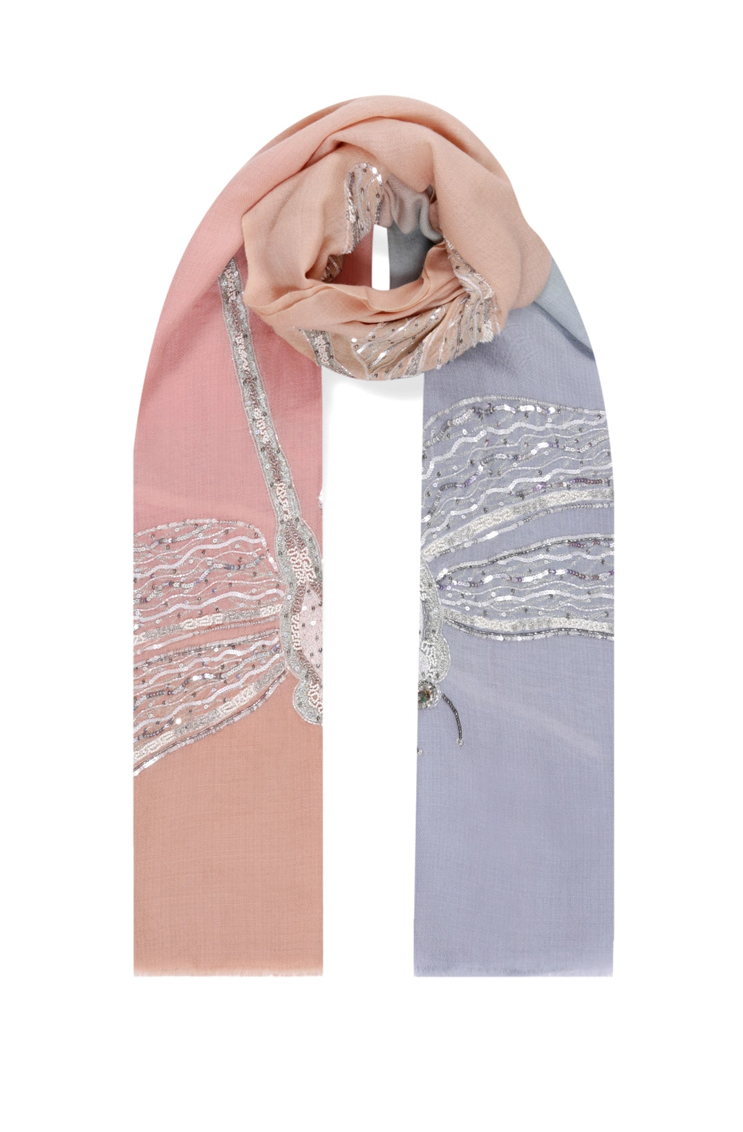 DAZZLING WINGS | Premium Embroidered Shawl