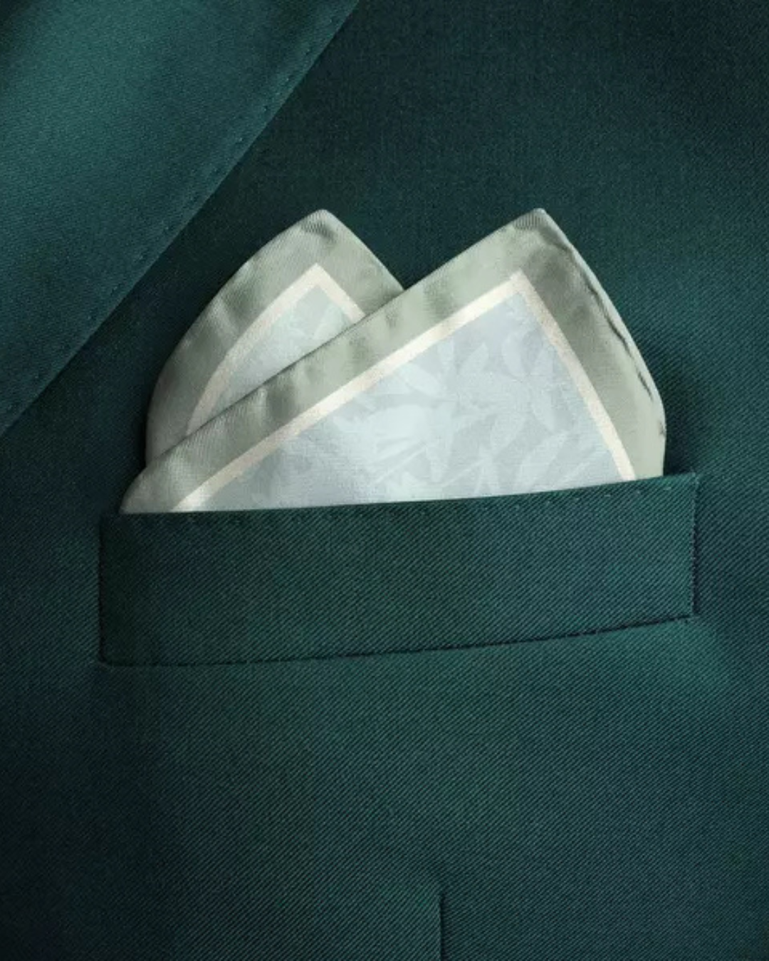 PRESS IN PETALS | Men's Silk Pocket Square