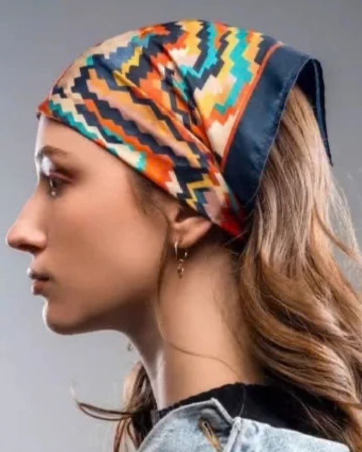 CORRUGATED EDGE | Pure Silk Scarf
