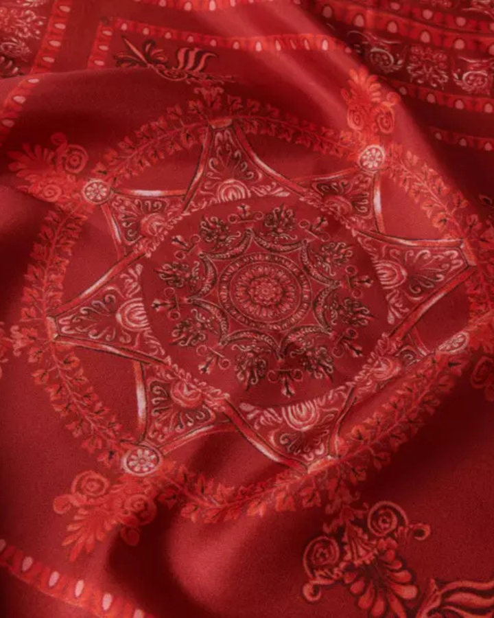 RUDOLPH'S RED | Pure Silk Scarf