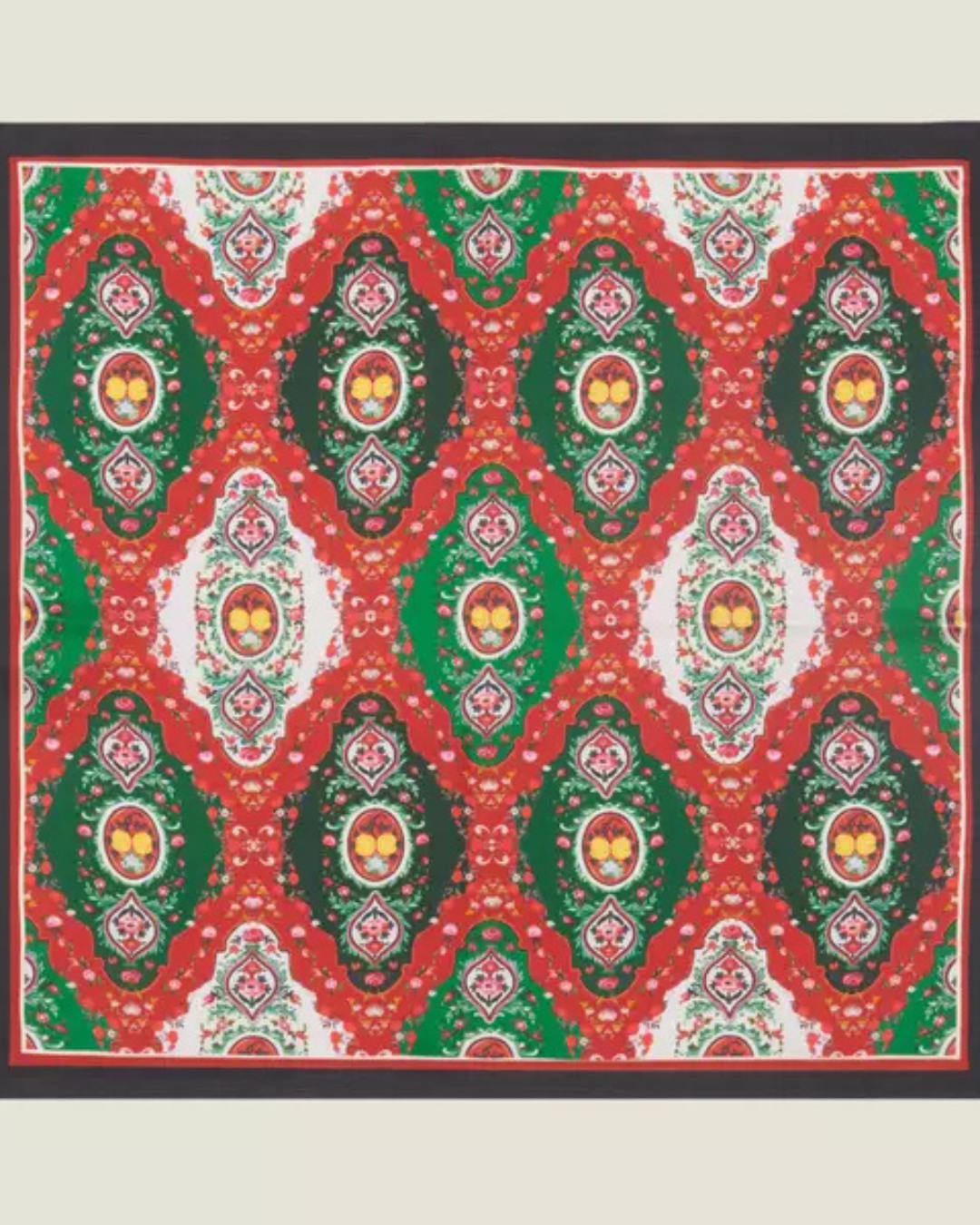 SANTA SHOT | Men's Silk Pocket Square