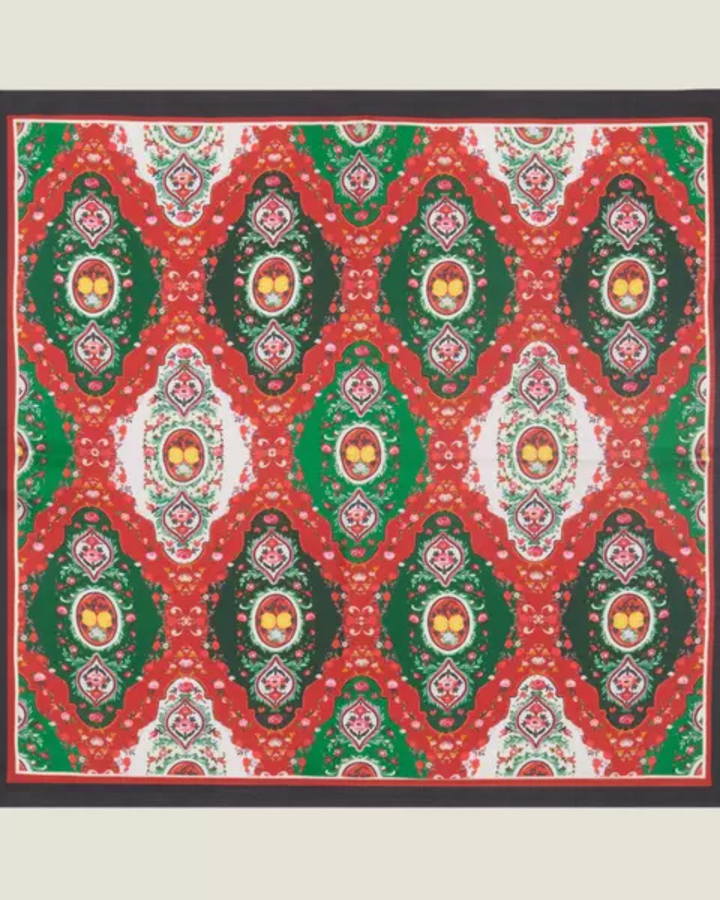 SANTA SHOT | Men's Silk Pocket Square