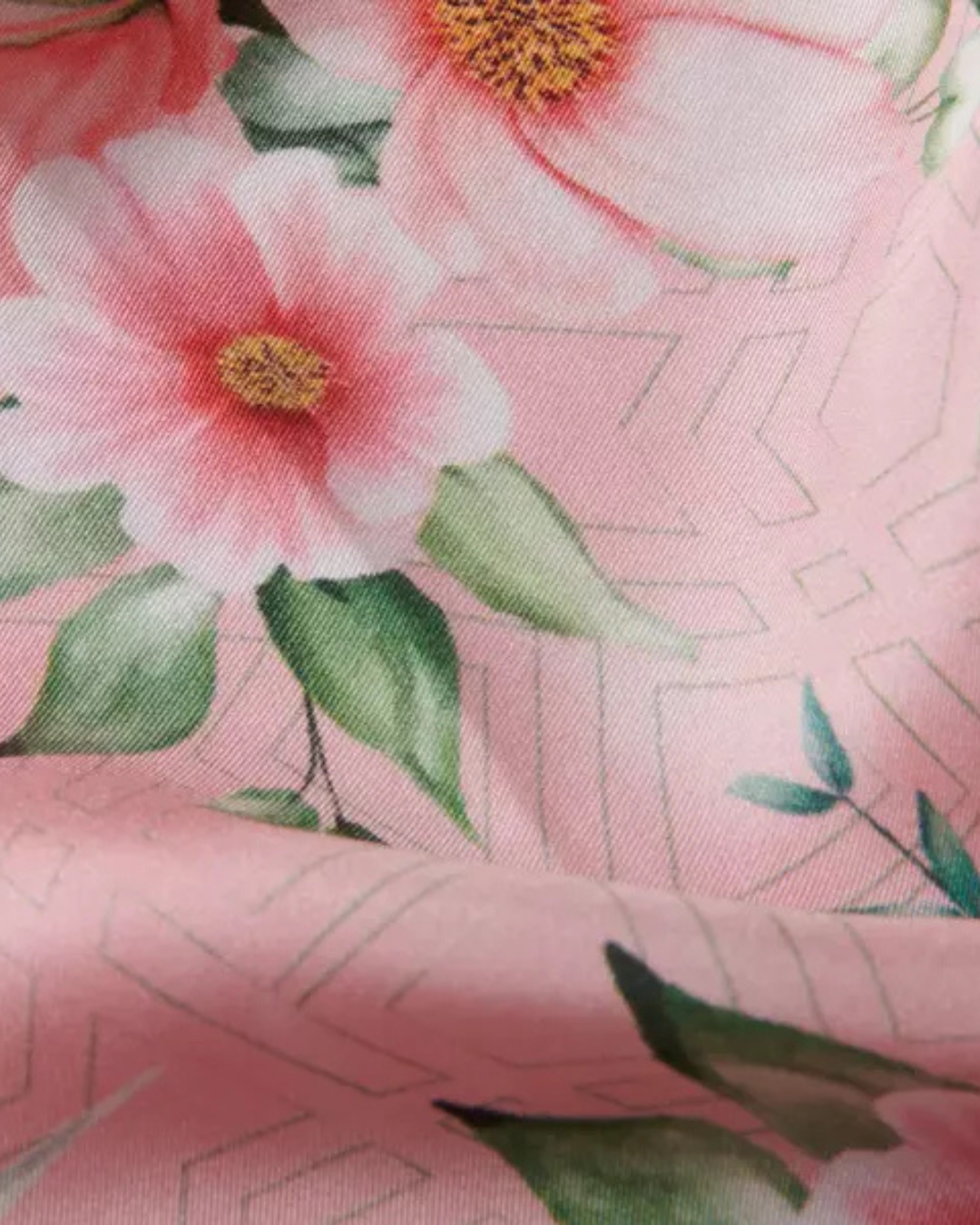 BURGEON BLUSH | Men's Silk Pocket Square