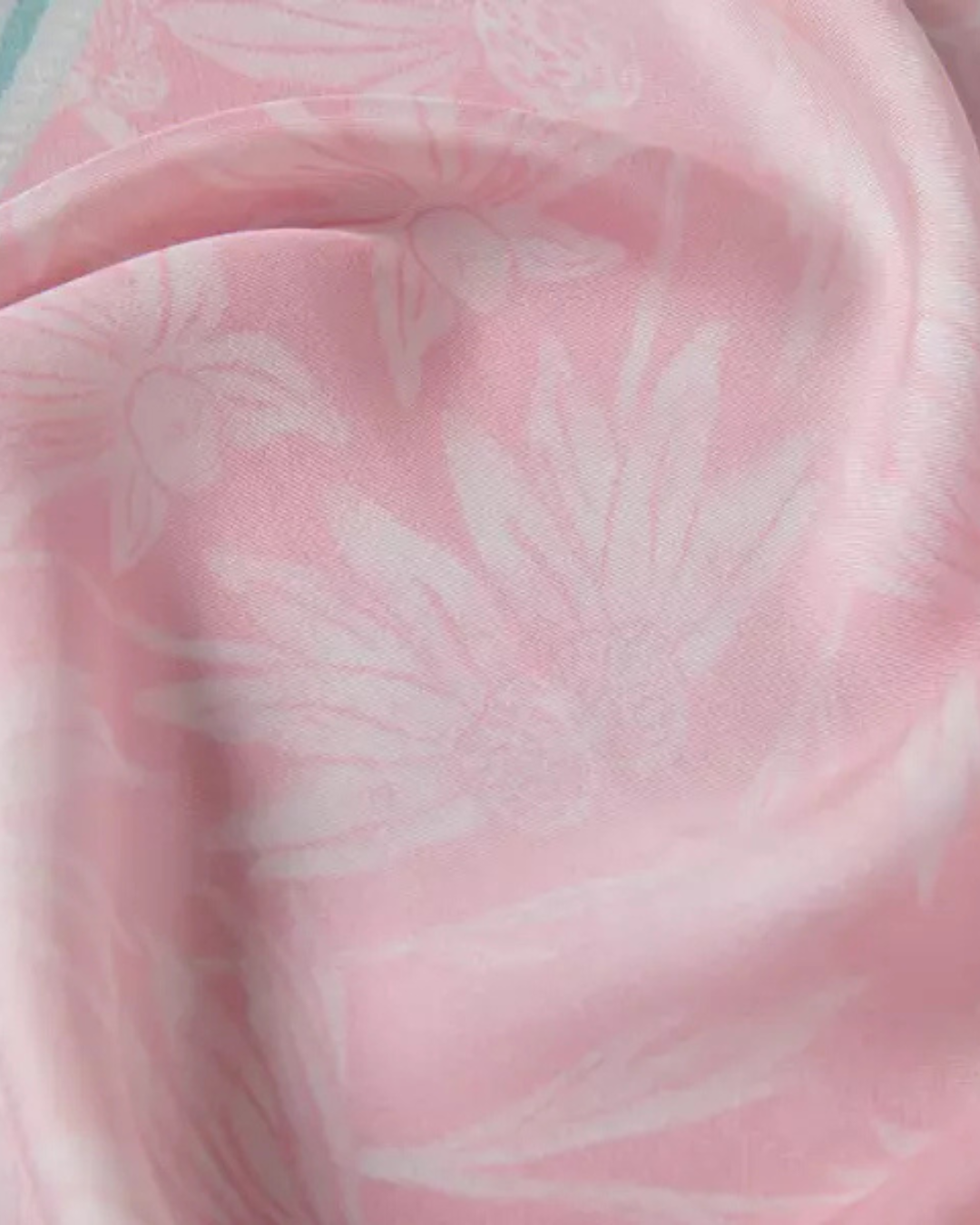 ETCHED FLOWERETS | Pure Silk Scarf