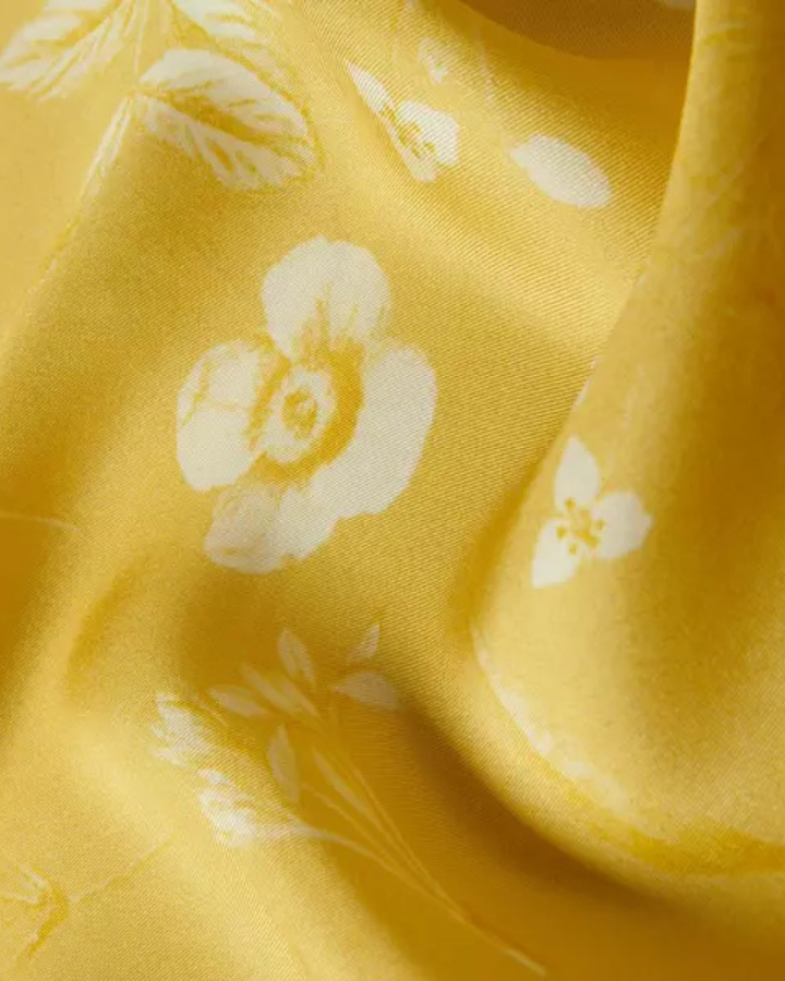 ANTHESIS YELLOW | Men's Silk Pocket Square