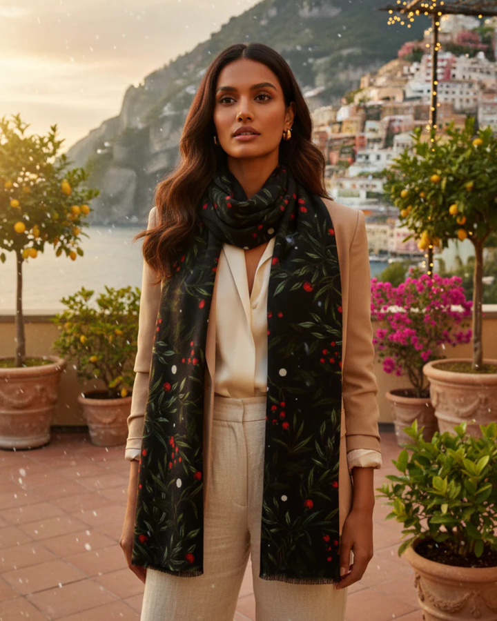 NOLLAIG | Merino Wool Silk Blend Shawl