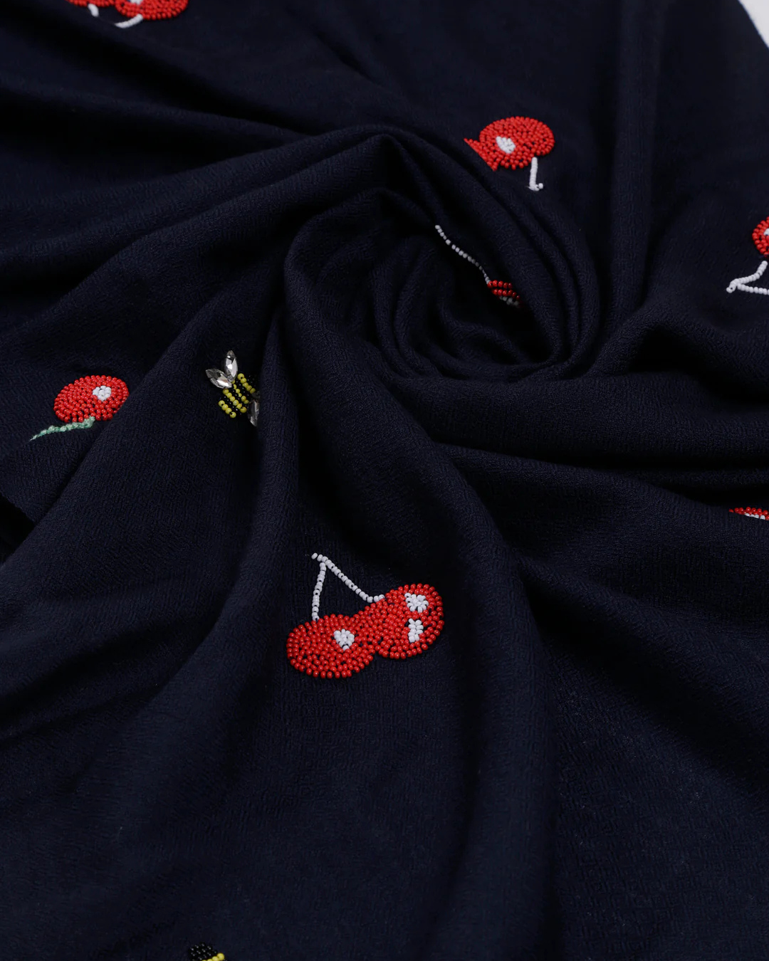 CHERRY PICKED | Premium Embroidered Shawl