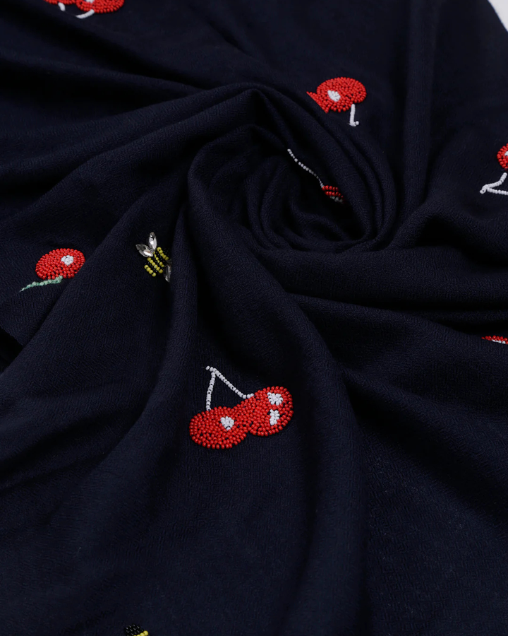 CHERRY PICKED | Premium Embroidered Shawl