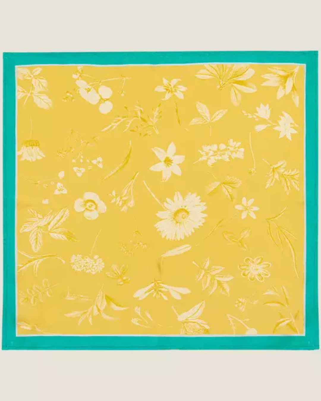 ANTHESIS YELLOW | Men's Silk Pocket Square