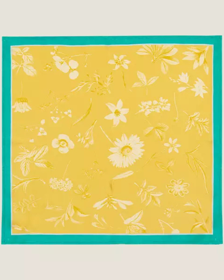 ANTHESIS YELLOW | Men's Silk Pocket Square
