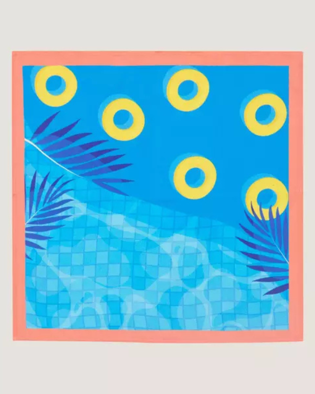 BY THE POOL | Men's Silk Pocket Square