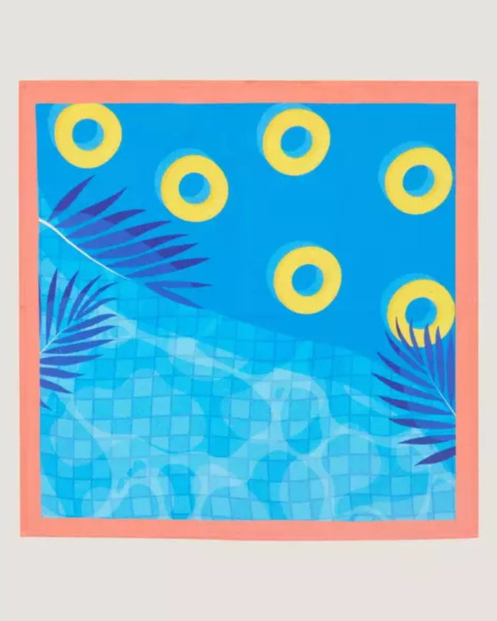 BY THE POOL | Men's Silk Pocket Square