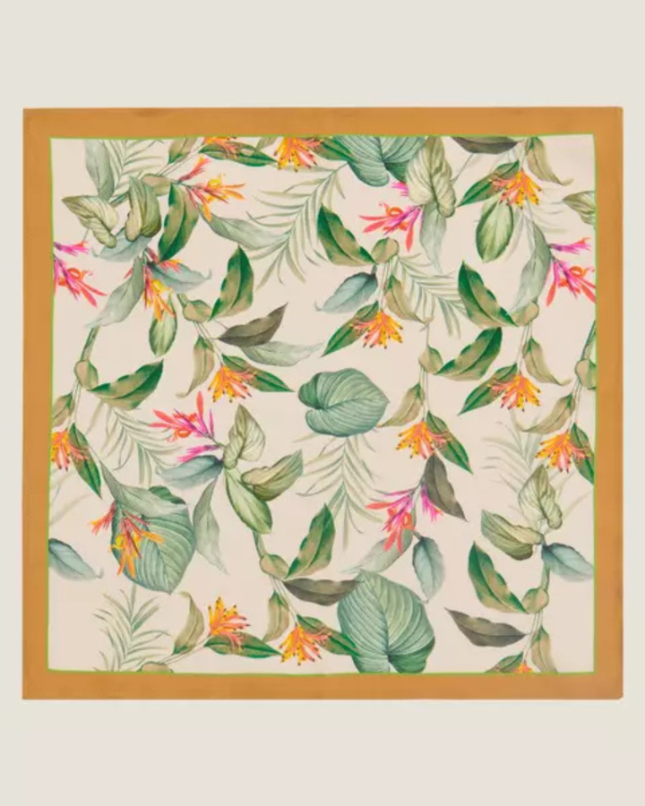TROPIC PARADISE | Men's Silk Pocket Square
