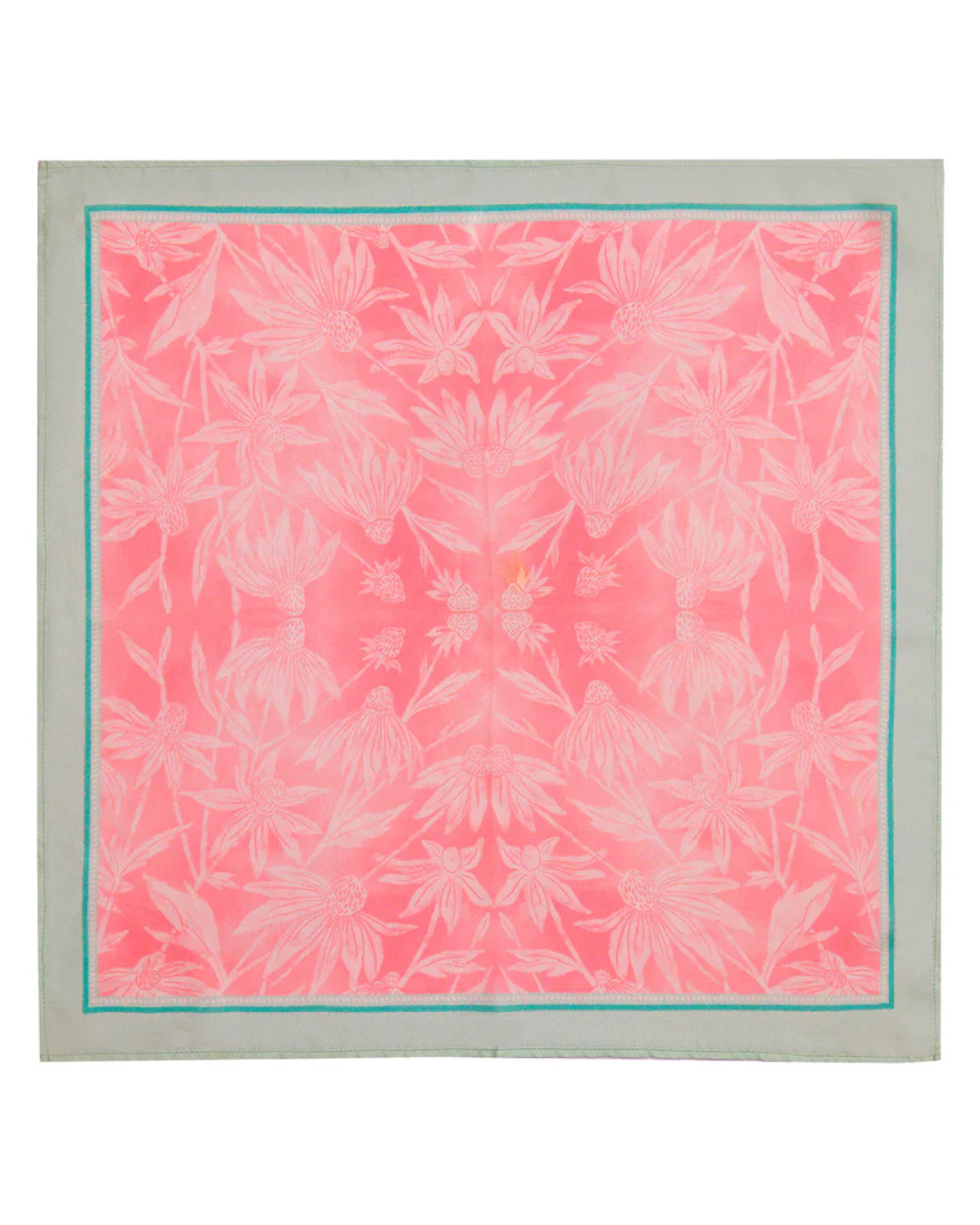 ETCHED FLOWERETS | Pure Silk Scarf
