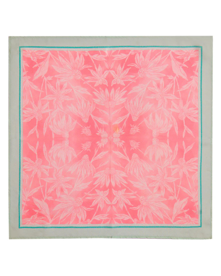 ETCHED FLOWERETS | Pure Silk Scarf