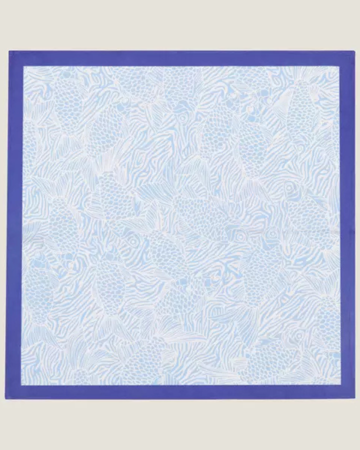 MARINE VESTIGE | Men's Silk Pocket Square