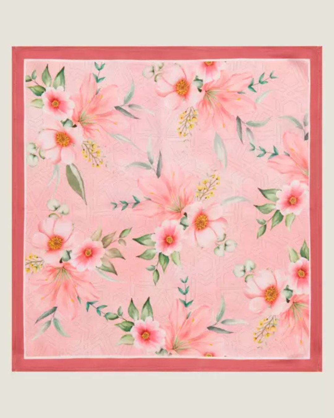 BURGEON BLUSH | Men's Silk Pocket Square
