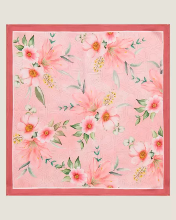 BURGEON BLUSH | Men's Silk Pocket Square