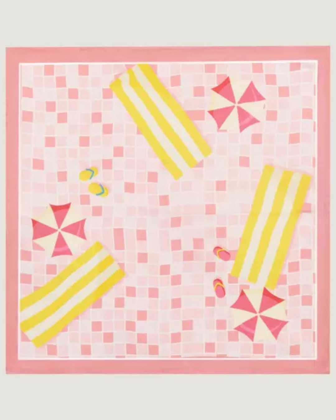 SUNBURNED | Men's Silk Pocket Square