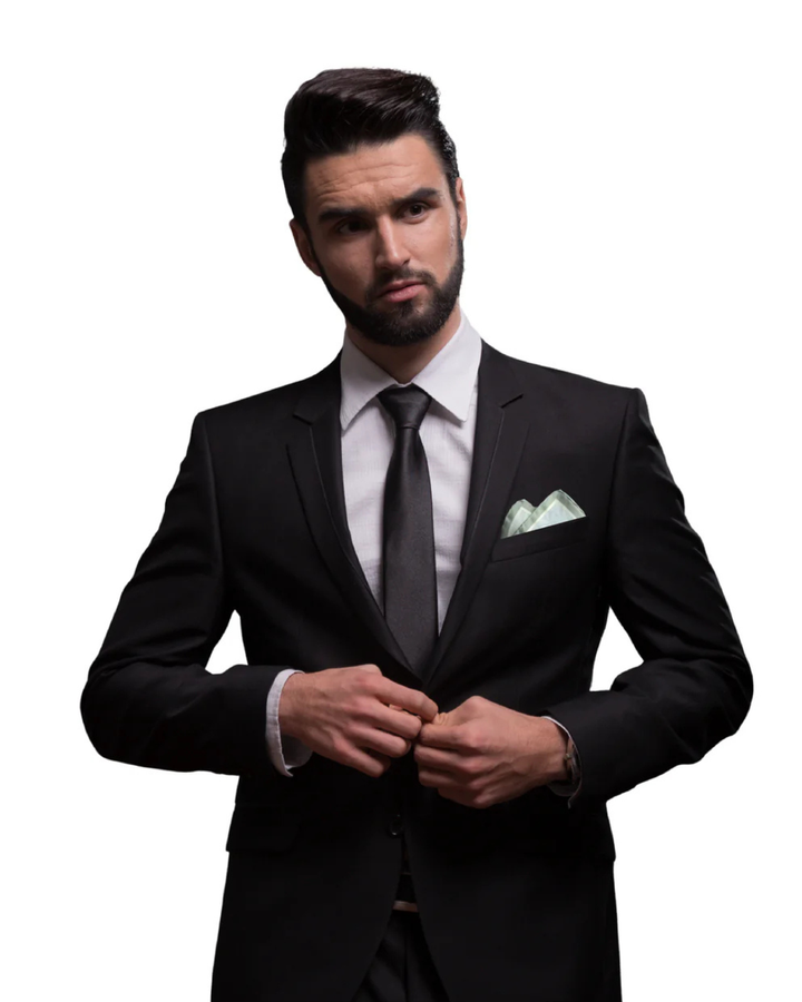 PRESS IN PETALS | Men's Silk Pocket Square