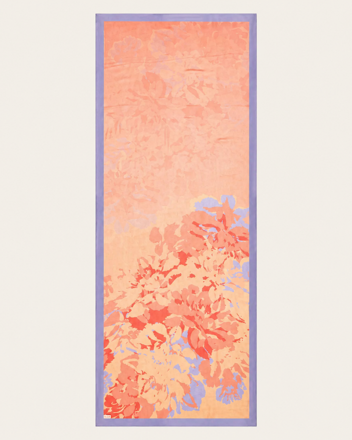 FREEZE DRY BLOSSOM | Merino Wool Silk Blend Shawl