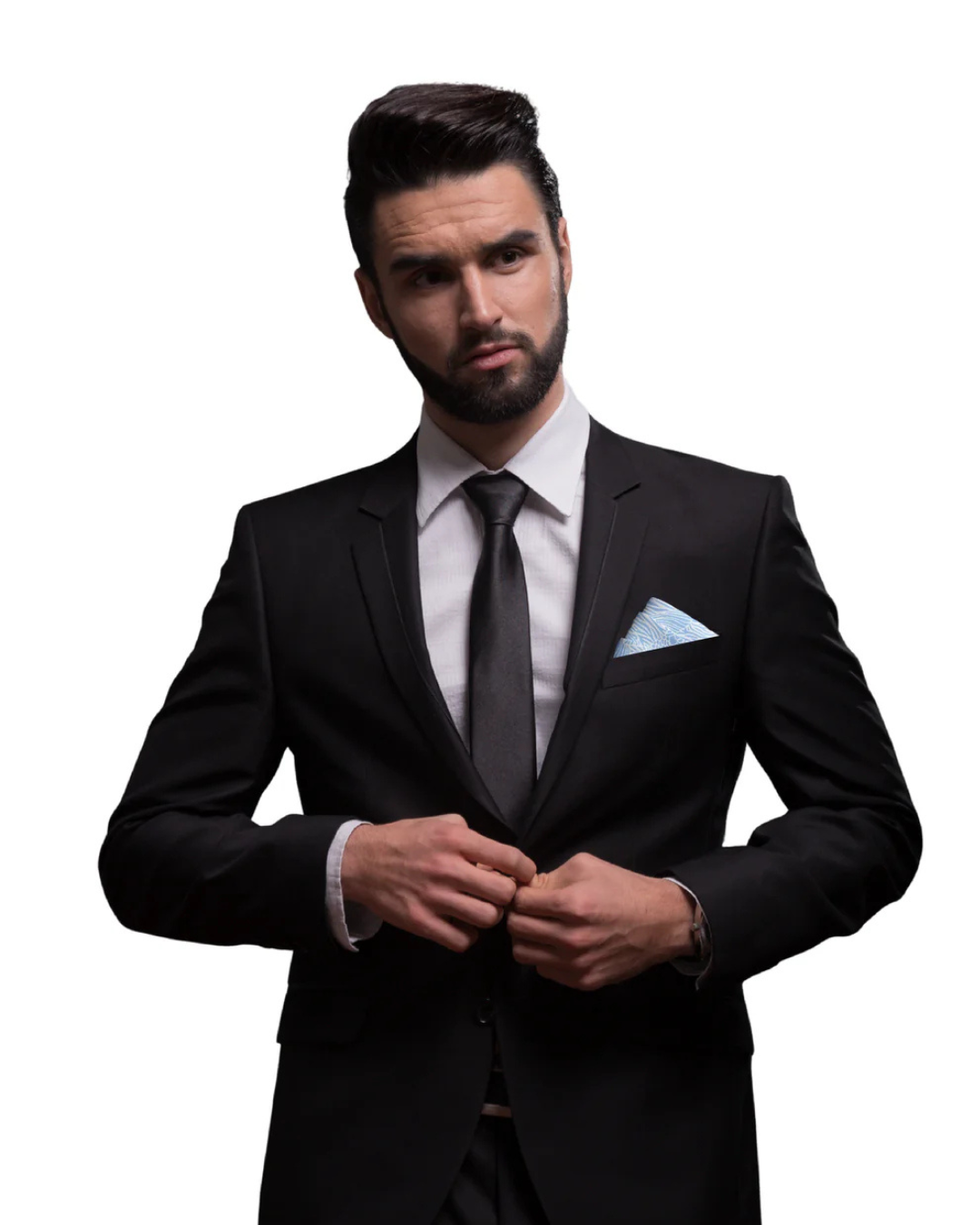 MARINE VESTIGE | Men's Silk Pocket Square