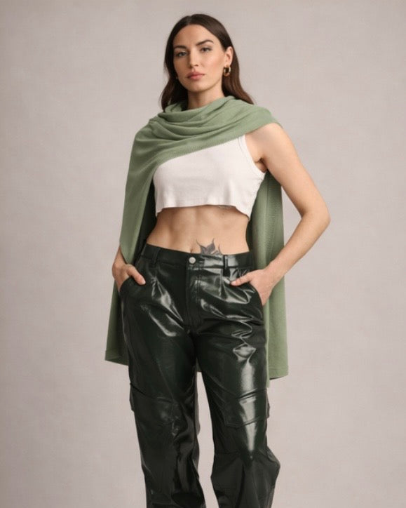 GREEN BAY | Cotton Travel Wrap